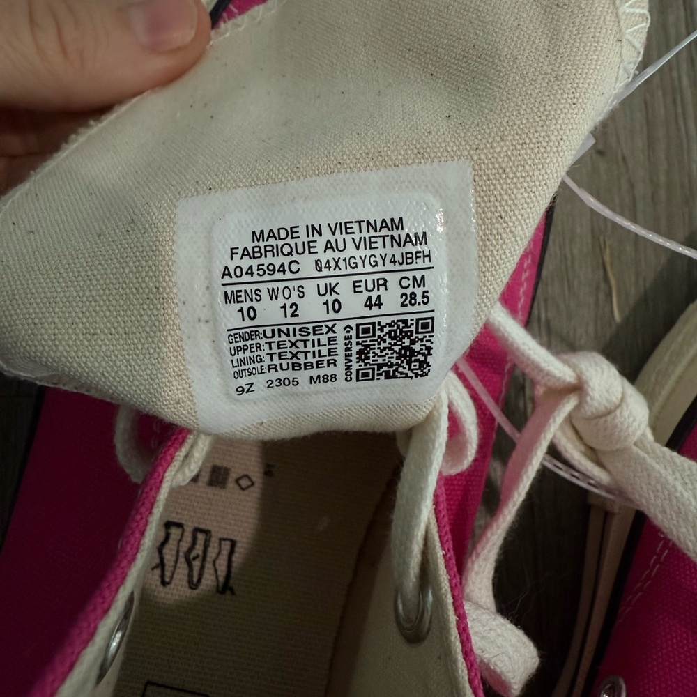 Converse Pink High-Top Sneakers - Picture 4 of 4